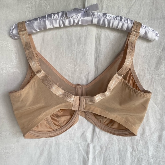 Elomi Caitlyn Nude Beige Underwired Full Coverage Side Support Bra Size 34G - Picture 8 of 14